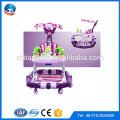 2016 New Arrival China walker à roulettes à roulettes à bas prix avec push bar / 2 en 1 marcheur gonflable coloré pour bébé